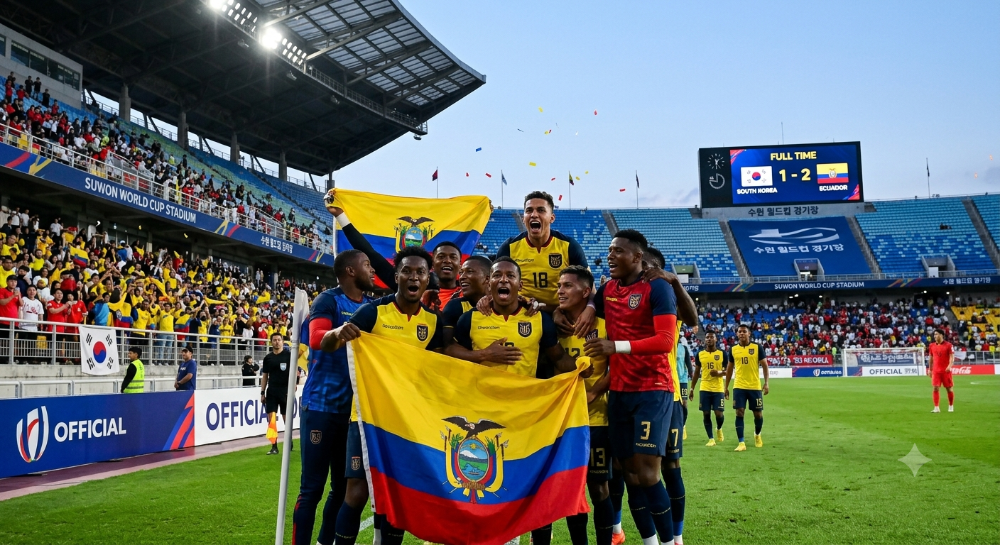Ecuador Stuns South Korea in Suwon