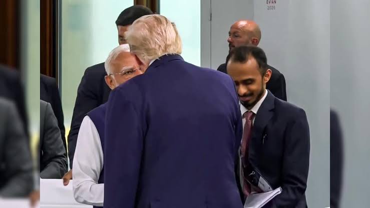 PM-Modi-and-President-Trump-meet-at-a-global-summit