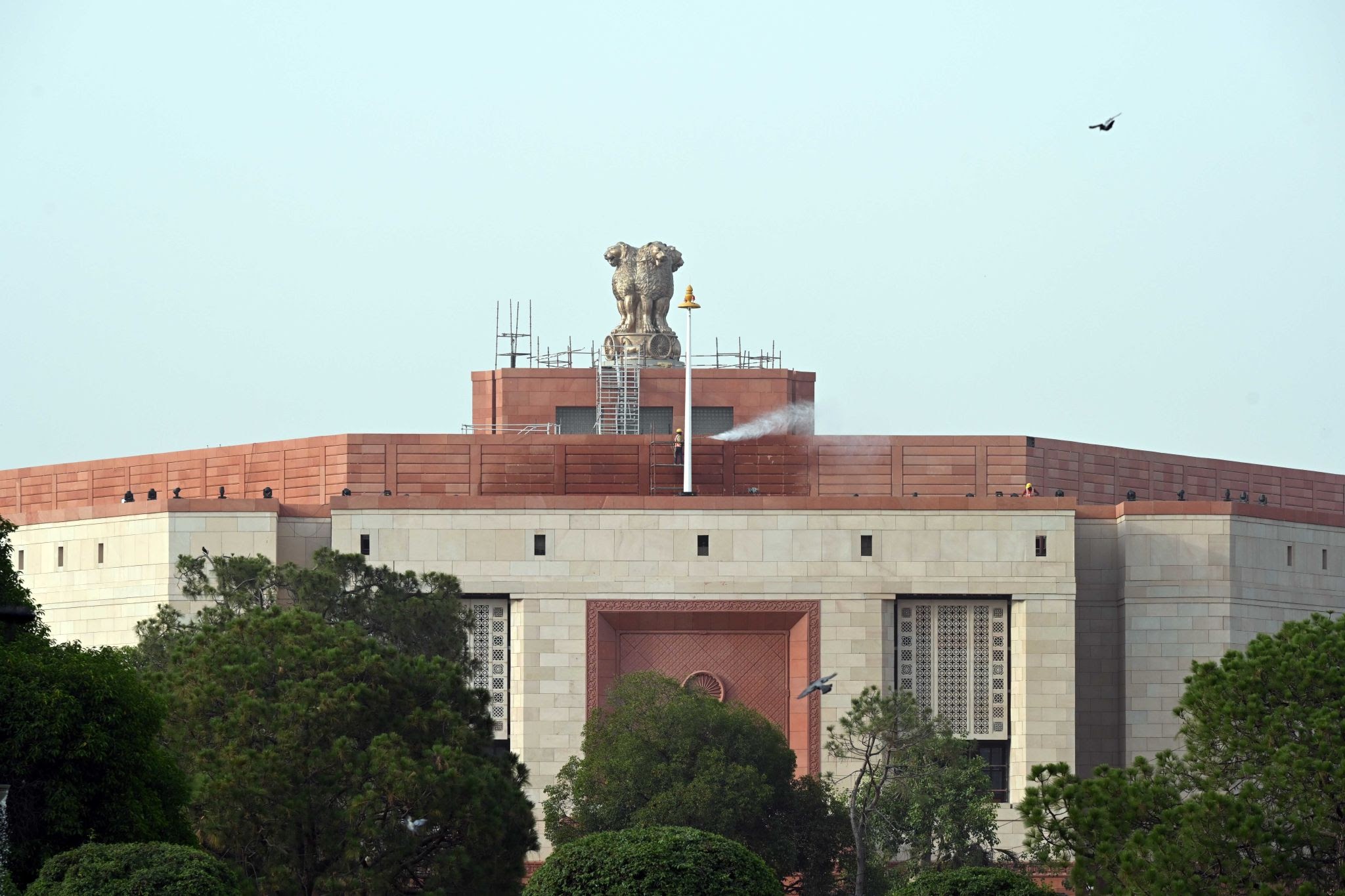 The New Parliament Building in New Delhi