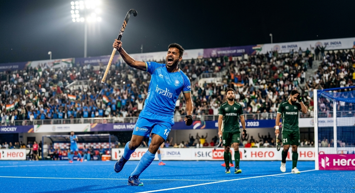 Abhishek’s 60th-Minute Stunner Seals India's 4-3 Thriller Over Pakistan