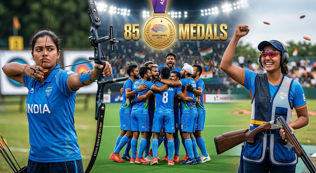 How a Late Gold Rush Propelled India to Fourth Place at the 2026 Asian Games with 85 Medals