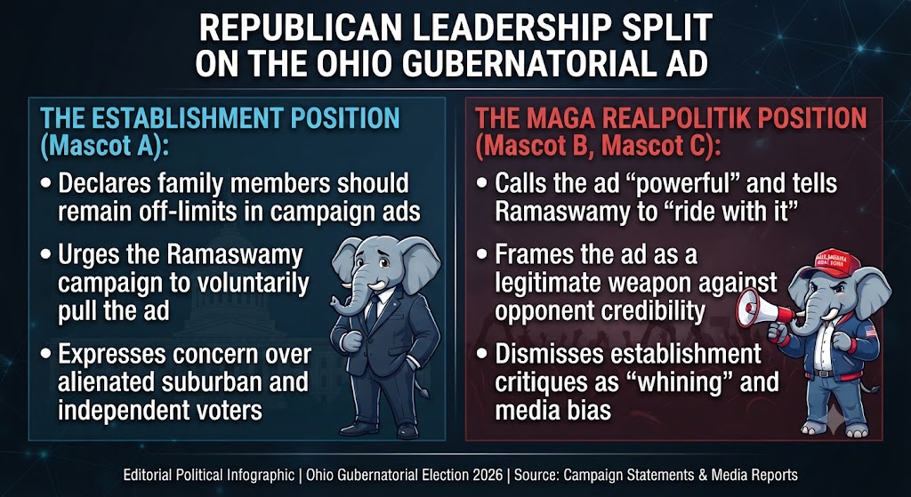 Republican Leadership Split on the Ohio Gubernatorial Ad