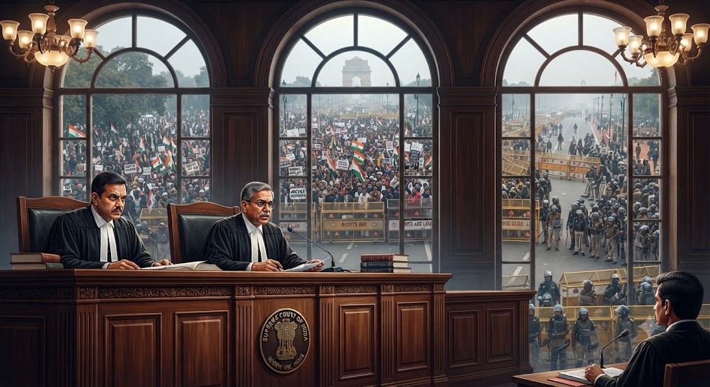 Supreme Court Holds Special Sunday Hearing Amid Massive Crackdown on CJP Protesters
