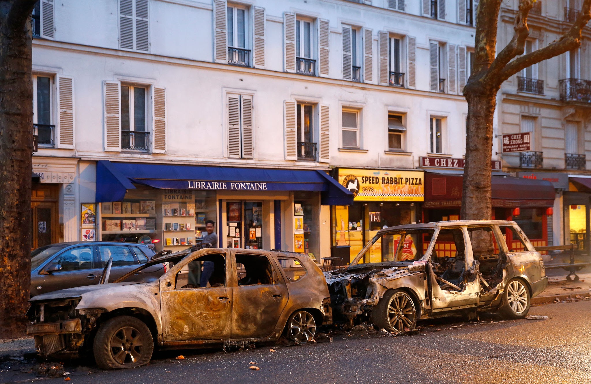 The aftermath of the violent protests in France